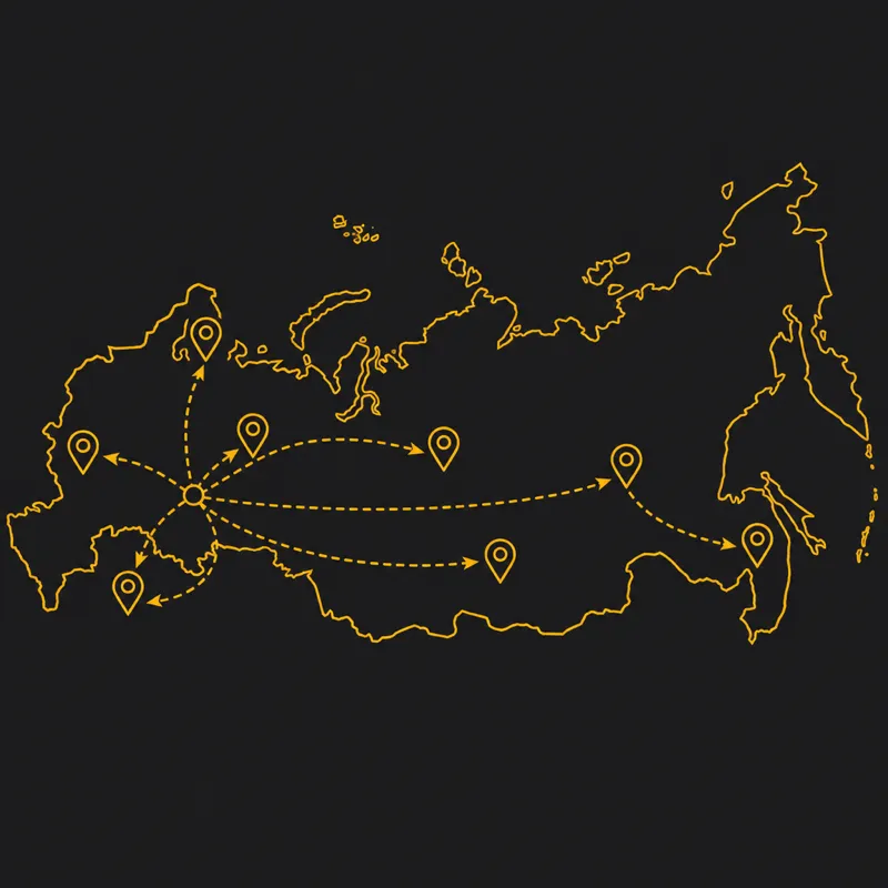Поставка оборудования для автопарков по регионам России